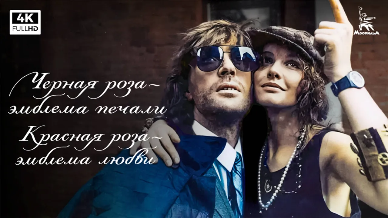 Черная роза - эмблема печали, красная роза - эмблема любви — смотреть онлайн