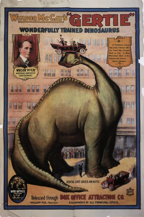 Постер фильма «Динозавр Герти» (1914)